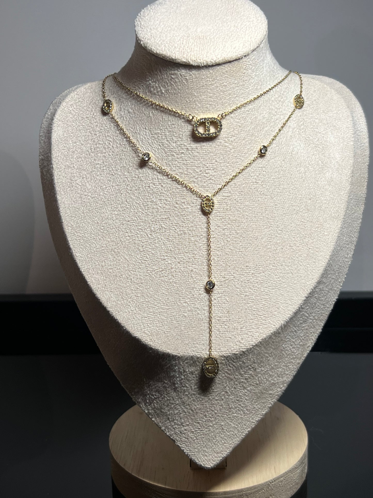 Collier Duo Élégance – Ras-de-cou & Collier Y
