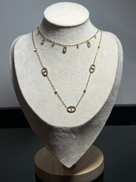 Collier Duo Signature – Ras-de-cou & Collier Long